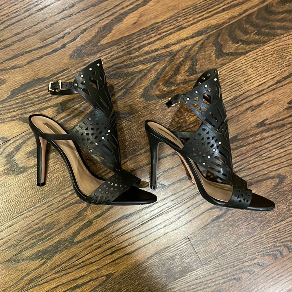 SCHUTZ Brasiliana Convertible Laser-Cut Sandal. NIB - Picture 4 of 16